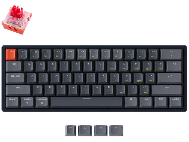 Клавиатури Keychron K12 Hot-Swappable 60% Gateron Red Switch