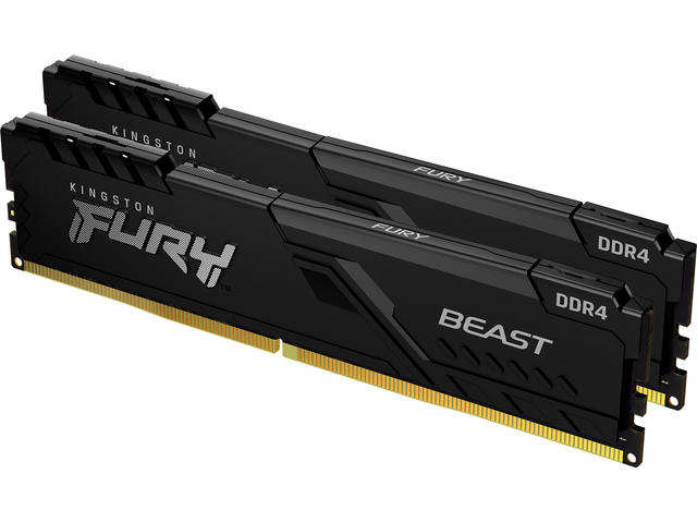 Оперативна памет 64GB (2x32GB) DDR4 3200 MT/s Kingston FURY BEAST Black Kit Разопакован продук