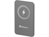 Външни батерии Verbatim Charge ´n´ Go Magnetic Wireless Power Bank 5000 Grey