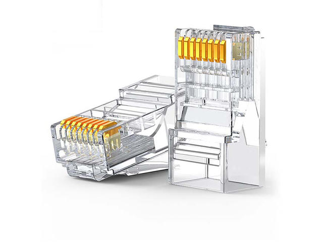 Кабели и Адаптери Ugreen NW120 RJ45, 8P/8C, Cat.6/6e, UTP 60558 - 100 броя в комплект