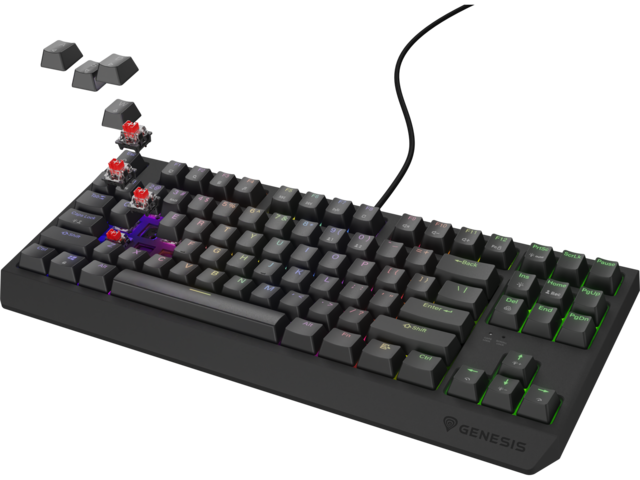 Клавиатури Genesis Thor 230 TKL Outemu Red, Black US