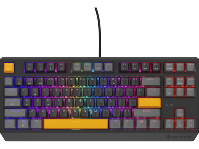 Клавиатури Genesis Thor 230 TKL Outemu Red, Anchor Gray Positive US