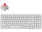 Клавиатури Keychron K4 Pro White Hot-Swappable Full-Size K Pro Red Switch White LED