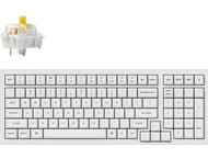 Клавиатури Keychron K4 Pro White Hot-Swappable Full-Size K Pro Banana Switch White LED
