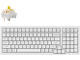 Клавиатури Keychron K4 Pro White Hot-Swappable Full-Size K Pro Banana Switch White LED
