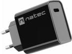 Зарядни устройства Natec Ribera USB-C 18W, Black
