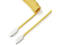 Кабели за клавиатури Keychron Coiled Aviator Straight Custom USB Cable USB-C - USB-C , Yellow