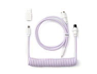 Кабели за клавиатури Keychron Coiled Aviator Straight Custom USB Cable USB-C - USB-C , Light Purple