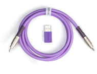 Кабели за клавиатури Keychron Double-Sleeved Geek USB-C - USB-C, Purple