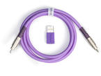Кабели за клавиатури Keychron Double-Sleeved Geek USB-C - USB-C, Purple