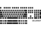 Капачки за клавиатури Steelseries PrismCaps PBT Doubleshot 105-Keycap Black UK-Layout