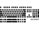 Капачки за клавиатури Steelseries PrismCaps PBT Doubleshot 105-Keycap Black UK-Layout