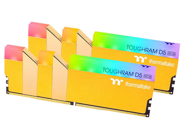 Оперативна памет 32GB (2x16GB) DDR5 5600 MT/s TOUGHRAM RGB D5 Metallic Gold