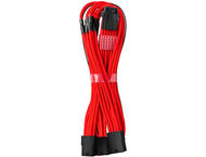 Кабели за компоненти CableMod PRO ModMesh 12VHPWR към 3x8Pin PCI-E кабел - 45cm Red