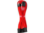 Кабели за компоненти CableMod PRO ModMesh 12VHPWR към 3x8Pin PCI-E кабел - 45cm Red