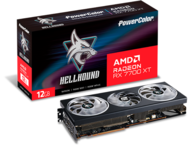 Видео карти PowerColor Hellhound AMD Radeon RX 7700 XT 12GB