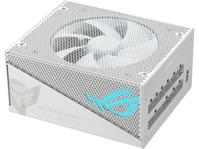 Захранвания за компютри ASUS ROG Strix 1000W Gold Aura White Edition ATX 3.0