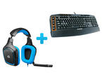 Клавиатури Logitech G430 + Logitech Gaming Keyboard G710+