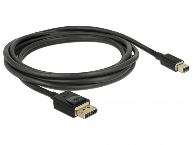 Кабели и Адаптери Delock кабел Mini DisplayPort мъжко - DisplayPort мъжко, 2 метра