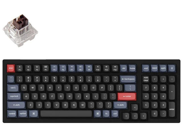 Клавиатури Keychron K4 Pro Hot-Swappable Full-Size K Pro Brown Switch White LED