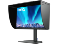 Монитори BenQ SW272U + Fury Gaming Chair Avenger M+ Black-White