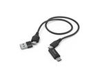Кабели и Адаптери Hama кабел 4 в 1, USB-C и USB-A - USB-C и Micro-USB, 1,5 м