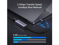 Кабели и Адаптери Ugreen CM648 USB Type C към RJ45 2.5G 25052 - сив