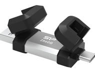 USB памети 256GB Silicon Power Mobile C51 USB Type-A и USB Type-C (USB 3.2 Gen 1)