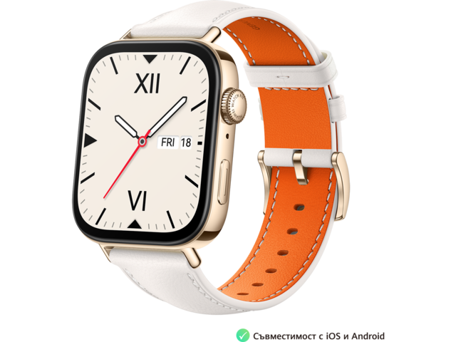 Смарт часовници Huawei Watch Fit 3 Sky White (Leather)