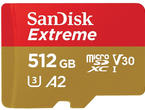 Карти памет 512GB SanDisk Extreme microSDXC A2 C10 V30 UHS-I U3