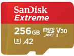 Карти памет 256GB SANDISK Extreme microSDXC A2 C10 V30 UHS-I U3
