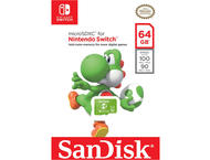 Карти памет 64GB SanDisk microSDXC card за Nintendo Switch