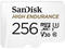Карти памет 256GB SanDisk High Endurance microSDXC C10, U3, V30