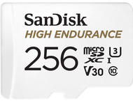 Карти памет 256GB SanDisk High Endurance microSDXC C10, U3, V30