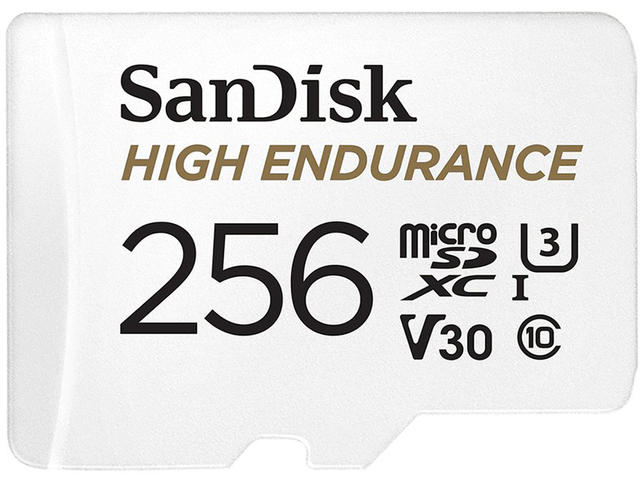 Карти памет 256GB SanDisk High Endurance microSDXC C10, U3, V30