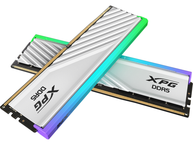 Оперативна памет 32GB (2x16GB) DDR5 6000 MT/s ADATA Lancer Blade RGB White