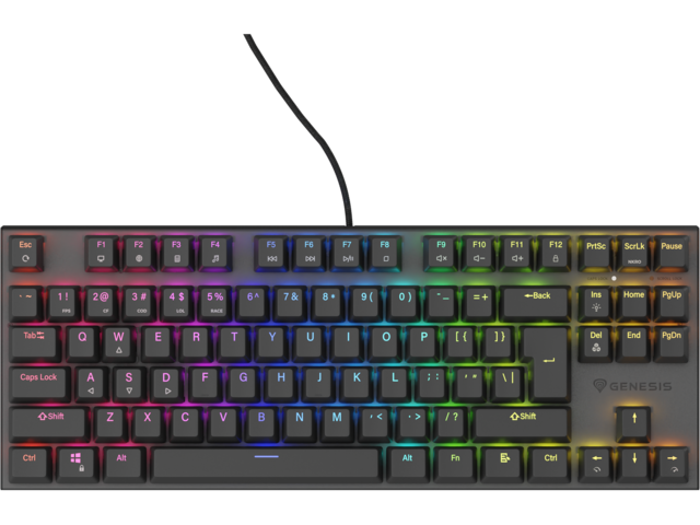Клавиатури Genesis Thor 303 TKL Brown Switch US Layout Black