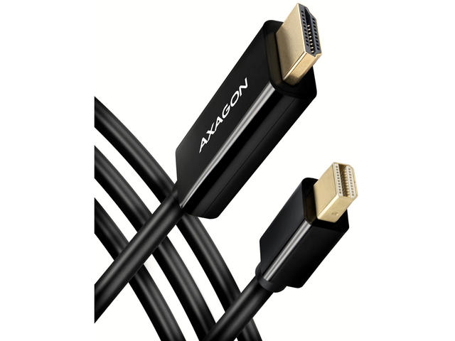 Кабели и Адаптери Axagon RVDM-HI14C2 MINI DP > HDMI cable 1.8 m, 4K/30Hz