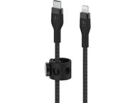 Кабели и Адаптери Belkin BoostCharge Pro Flex USB-C кабел с Lightning конектор, 1 метра, черен