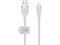 Кабели и Адаптери Belkin BoostCharge Pro Flex USB-A кабел с Lightning конектор, 2 метра, бял