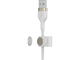 Кабели и Адаптери Belkin BoostCharge Pro Flex USB-A кабел с Lightning конектор, 2 метра, бял