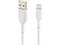 Кабели и Адаптери Belkin BoostCharge Braided USB-C към USB-A Cable, 2 метра, бял