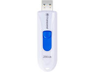 USB памети 256GB Transcend JetFlash 790, USB 3.1, в бяло