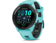 Смарт часовници Garmin Forerunner 265 Black безел с Aqua корпус и Aqua/Black каишка 
