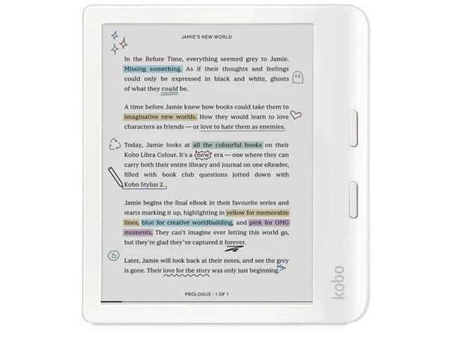 E-reader Kobo Libra Colour, White