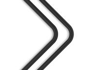 Тръби EK-Loop Metal Tube 16mm 0.8m Pre-Bent 90° - Black (2pcs)_new