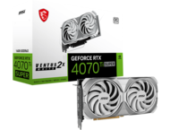 Видео карти MSI GeForce RTX™ 4070 Ti SUPER 16G VENTUS 2X WHITE OC
