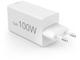 Зарядни устройства Hama, GaN, мини зарядно устройство, PD, 100 W, бяло