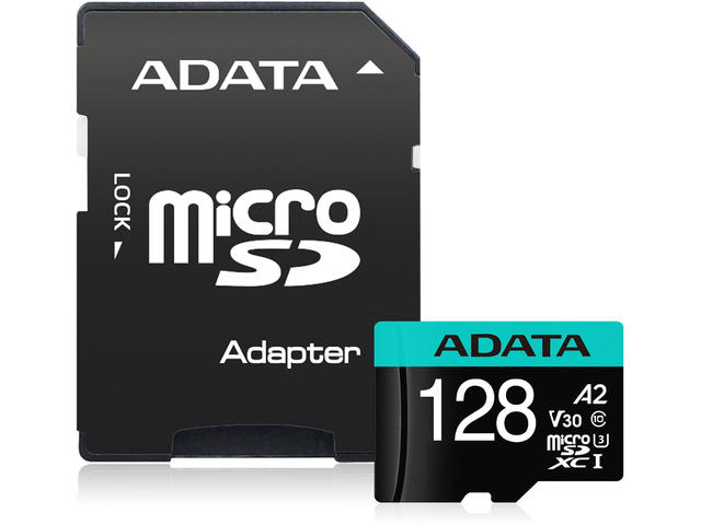 Карти памет 128GB ADATA Premier Pro microSDXC/SDHC UHS-I U3 Class 10(V30S)