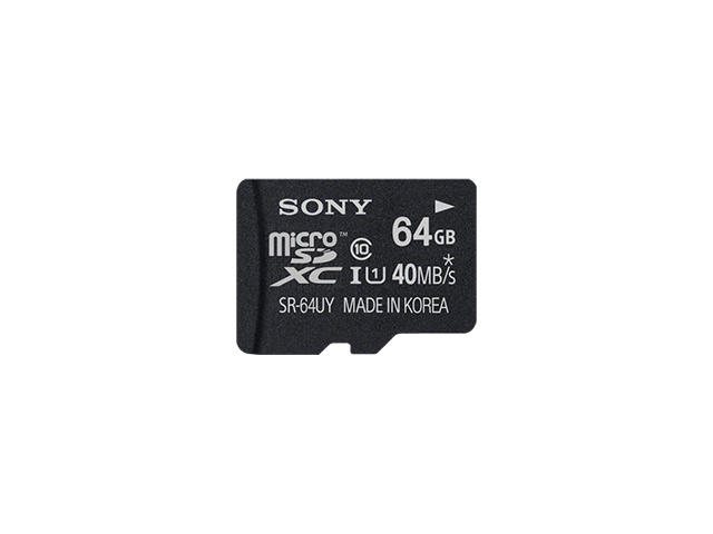 Карти памет 64GB microSD Sony Class 10
